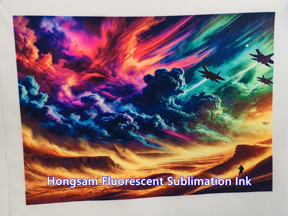 fluorescent sublimation ink